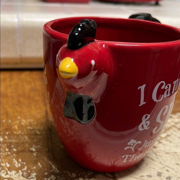 Red Rooster Mug with Fun Quote - Picture 2 of 6